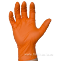 9inch ORANGE NITRILE MEDICAL EXAMINATION GLOVES